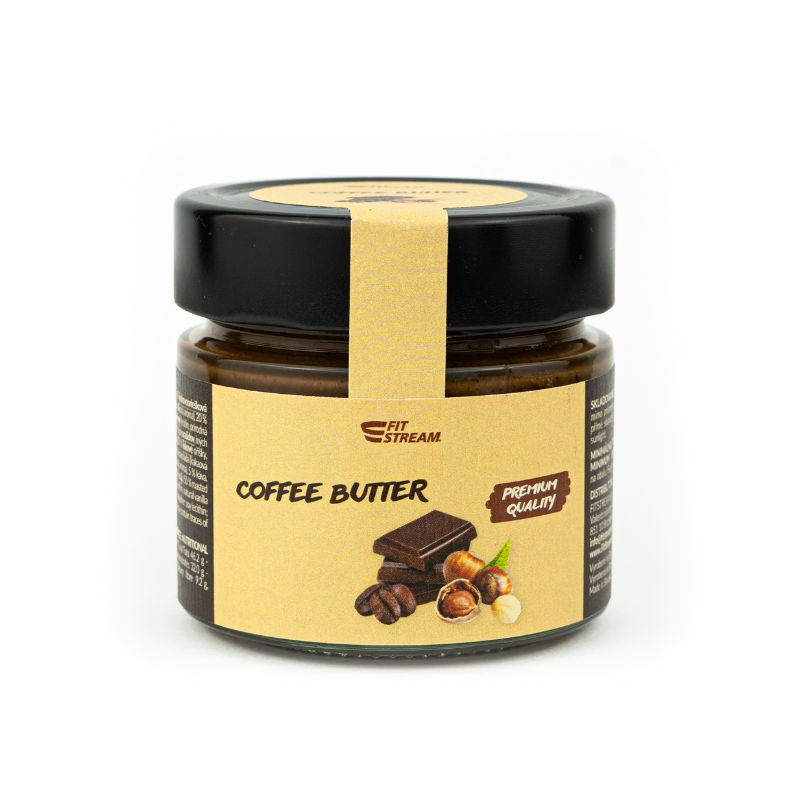 FitStream Lískooříškové a arašídové máslo s hořkou čokoládou